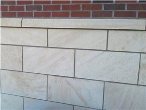 Spiced Linen Limestone Machine Cut Wall Tiles