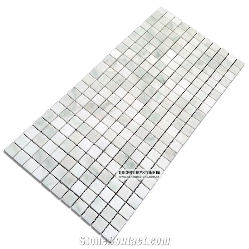 Oriental White Marble Square Mosaic Tile