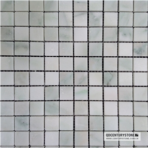 Oriental White Marble Square Mosaic Tile