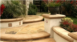 Residential Landscaping Patio with Sandstone