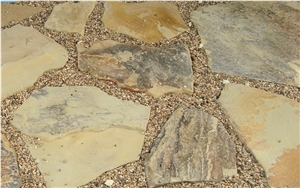 Split Sandstone Flagstone Patio Pavers
