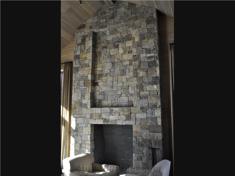 Chief Cliff Sandstone Ledge Fireplace Surround Design