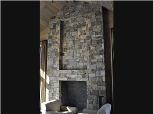 Chief Cliff Sandstone Ledge Fireplace Surround Design