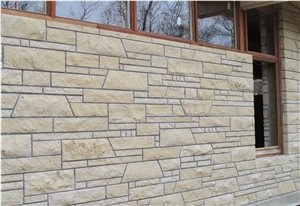 Pilgrim Limestone Masonry, Installing the Limestone Exterior Walls