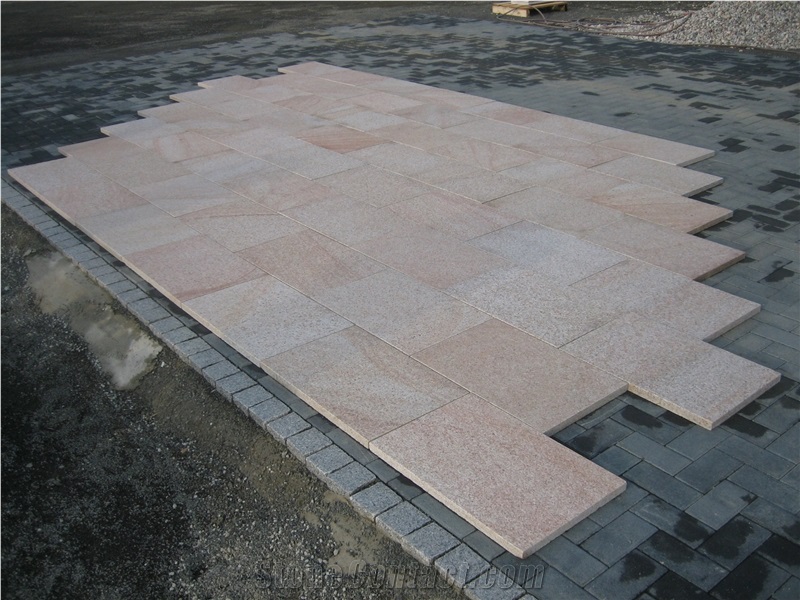 G682 Bullnose/Square Rebated Edging Swimming Pool Coping, China Yellow Granite