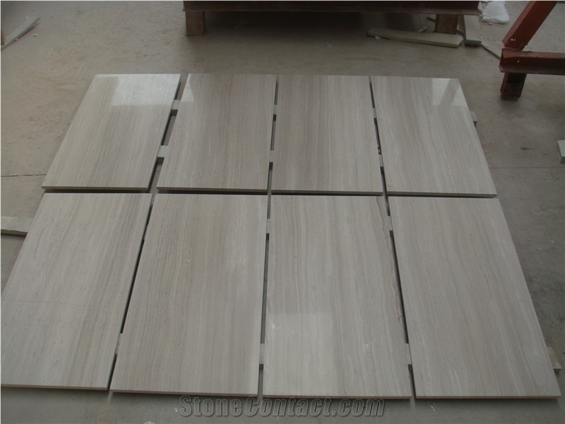 White Wood/White Wood Veins/Light Serpeggiante Marble Tiles & Slabs