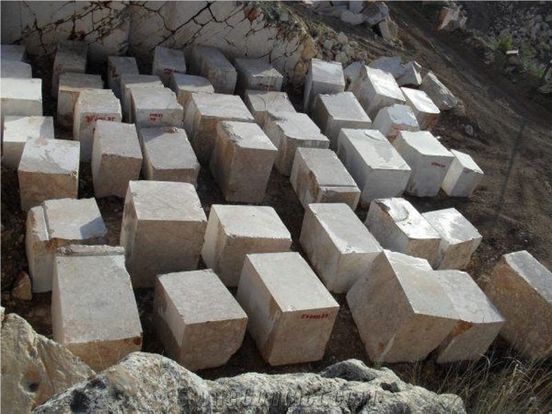 Toros Rose Marble Blocks from Our Own Quarry