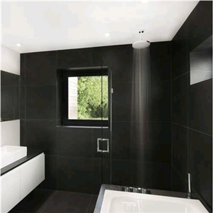 Black Granite Polished Bathroom Walling, Flooring, Jet Black Granite Floor Tiles, Wall Tiles