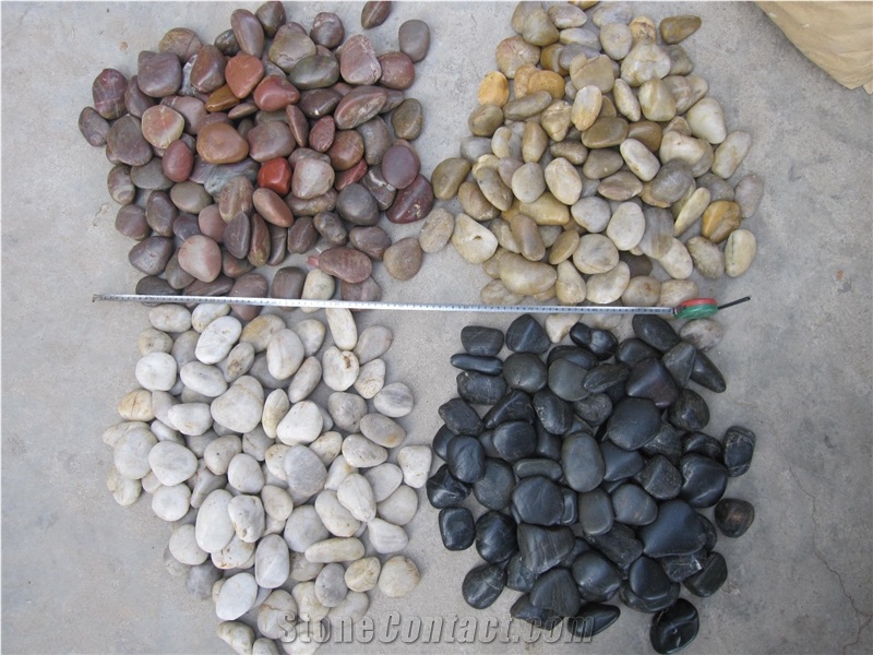 Polished Black Pebbles,A Grade Natural Pebbles