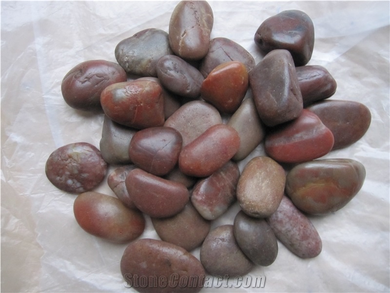 Polished Red Pebbles,A Grade Natural Pebbles