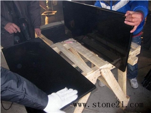 New Shanxi Black Granite Polished Slab,China Black Granite