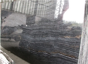 Fossil Black Wood Vein Marble Polished Slabs,Machine Cutting Panel Tiles for Hotel Bathroom Floor Paving,Wall Cladding