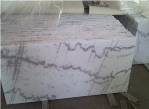 Guangxi White Marble Interior Builing Stone Border Lines,Dome Mouldings,White Pencil Lines