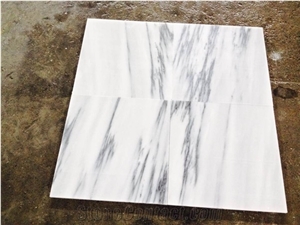 Landscaping Vein White Marble Polished Slabs,Tiles Panel Wall Cladding,China Eastern White Machine Cutting Tile for Interior,Hotel Lobby Floor Paving