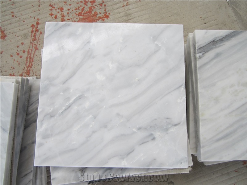 Picaso Seawave White Marble Straight Veins Fior Pesco Marble Slab Tile,Polished a Quality Machine Cutting Panel Wall Cladding,Floor Covering Pattern