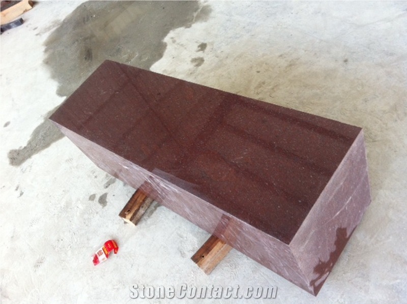 Red Porphyry Flamed Machine Cutting G666 Shouning Red Granite Tiles for Exterior Landscaping Paving, China Red Granite for Floor Stepping