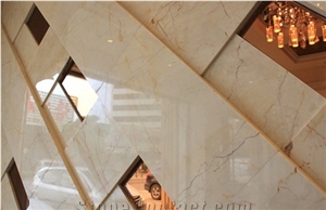 Sofitel Gold Marble Slabs Polished Tiles for Interior Walling, Cladding Panel, Turkey Beige Marble Floor Covering Pattern