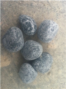 Tiger Skin Natural Granite Pebble Polished Gravel,River Stone in Good Price