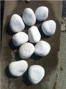 Tiger Skin Natural Granite Pebble Polished Gravel,River Stone in Good Price