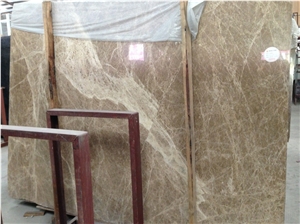 Crystal Ligh Imperial Slabs & Tiles, China Brown Marble