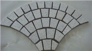 Fan Style China Granite Paver Stone