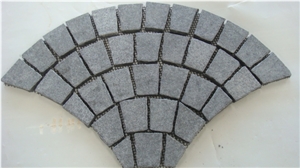 Fan Style China Granite Paver Stone