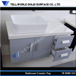 2014 Top Quality Manmade Stone Bathroom Wash Basin