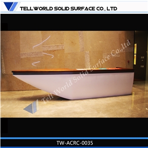 China Supplier High Quality 2 People Front Desk Luxury Reception Counter/Desk