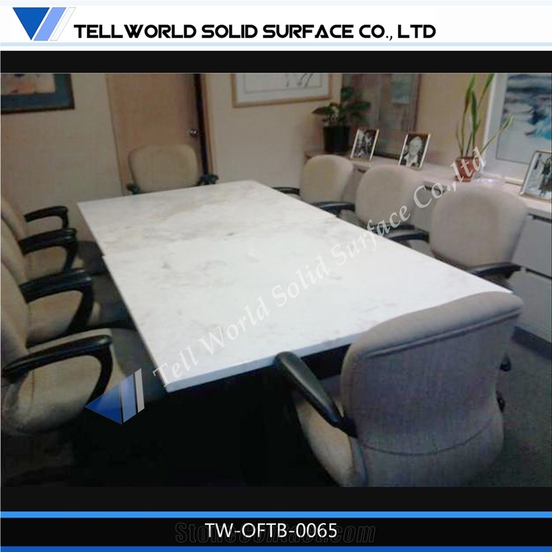 Customized Modern Design Manmade Stone Office Furniture,High Quality Conference Tables