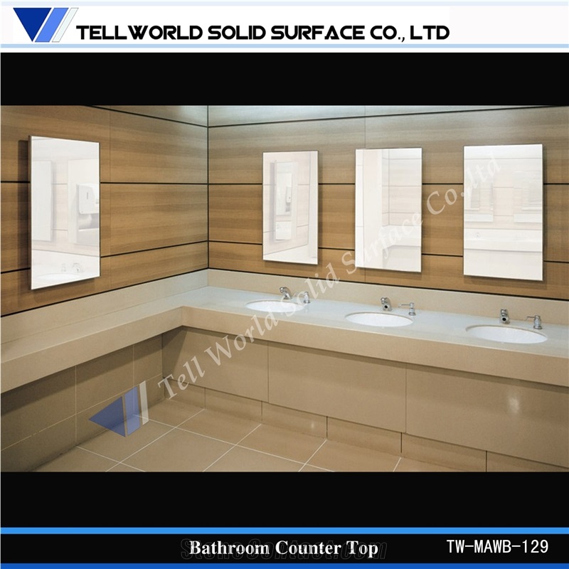 Fashion Design Solid Surface/Manmade Stone Oval Basin
