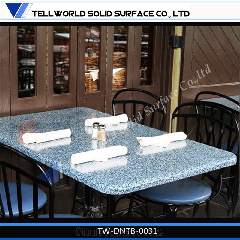 Granite Stone Restaurant Dining Table, Real Granite Dining Table