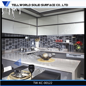 High Quality Modern Design Quartz Stone Bar Top/Kitchen Worktops/Kitchen Desk Tops
