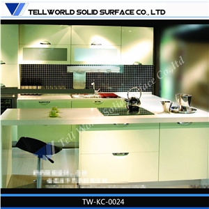 Kitchen Countertops 100% Acrylic Solid Surface Kitchen Tops