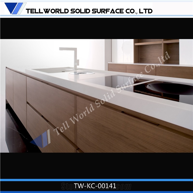 Modern Artificial Stone Countertop/Acrylic Solid Surface Kitchen Top