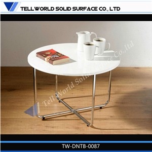 Modern Fashion High Glossy Artificial Stone Coffee Table/Tea Tables/Dinner Tables Furniture