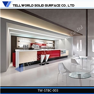 Modern Restaurant Bar Counter Design Illuminated Commercial Bar Counter for Sale