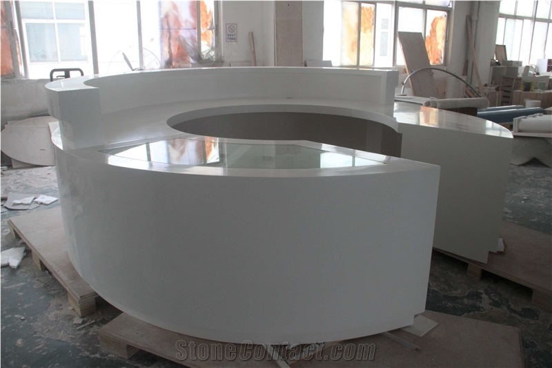 Modern Round Design Unqiue Reception Desk