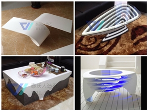 Newest Design Perfect Acrylic Coffee Table for Office