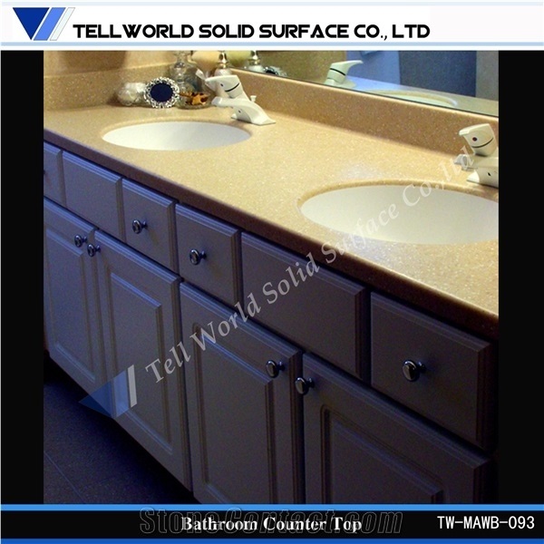 Popular Artificial Stone/Manmade Stone Bathroom Sink
