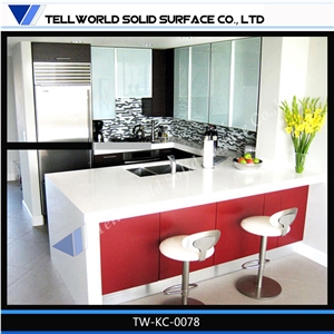 Professional Manufacture Custom Countertops/Solid Surface Kitchen Top