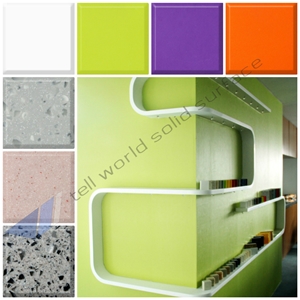 Seamless Joint High Quality Artificial Marble Stone Panels/Slabs