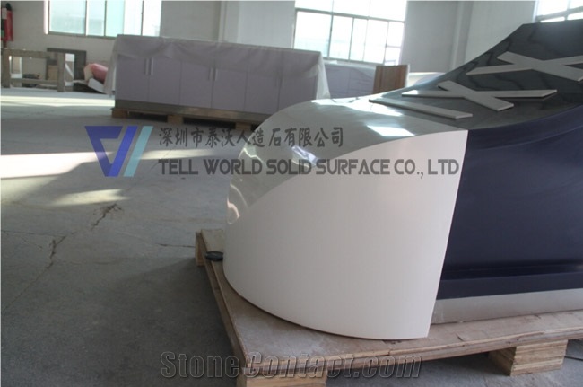 Solid Surface Top Reception Desk