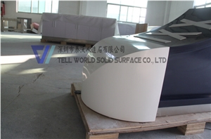 Solid Surface Top Reception Desk