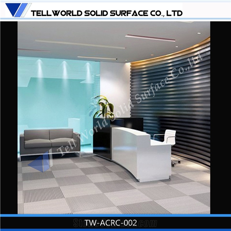 Tell World Factory Supply Office Reception Counter