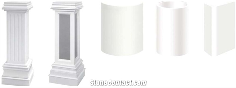 Home Design Decorative Columns Stone for Wedding Ceremony