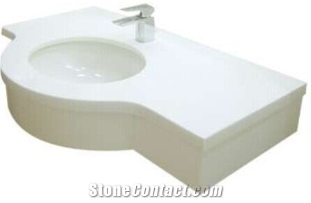 Manmade Stone Sinks & Basins,White Glass Sinks & Basins