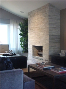 Portico Slate Fireplace