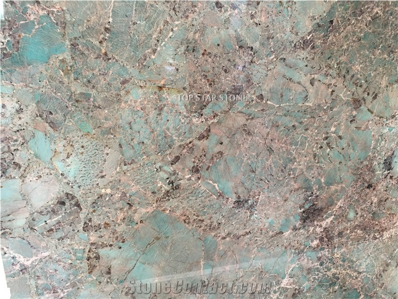 Brazil Amazontia Blue Granite Slabs