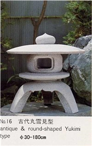 Antique Finished Grey Stone Lanterns