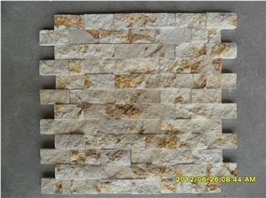 Bottocino Marble Split Face Mosaic for Wall Design